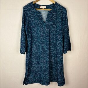 Jude Connally Blue Patterned Mini Dress